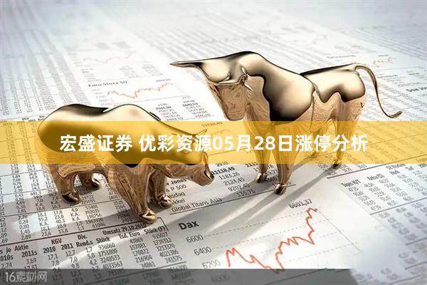 宏盛证券 优彩资源05月28日涨停分析