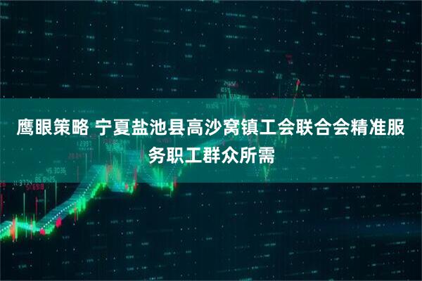 鹰眼策略 宁夏盐池县高沙窝镇工会联合会精准服务职工群众所需