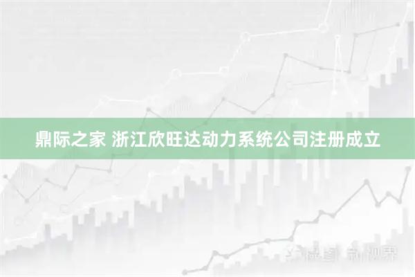 鼎际之家 浙江欣旺达动力系统公司注册成立